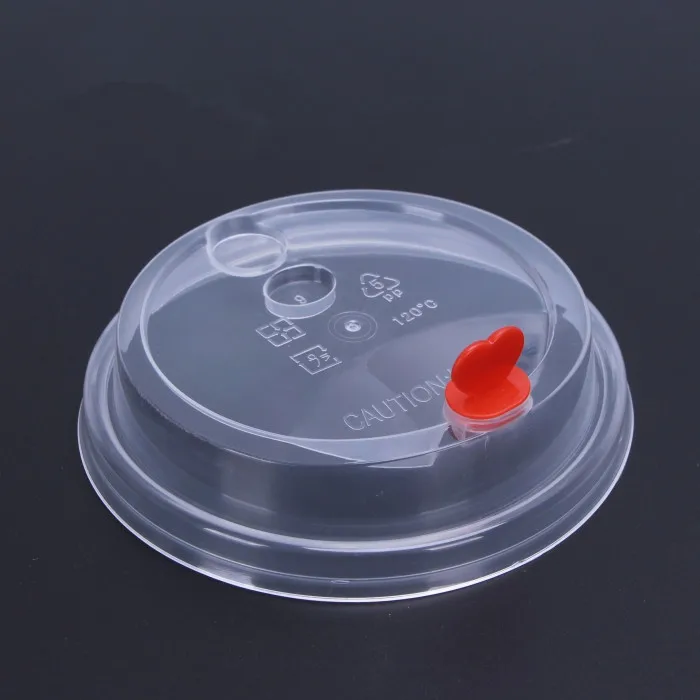 transparent lid 50 шт. 90 калибра одноразовые, для молока чашки чая Матовые прозрачные чашки 500 мл сок упаковка чашки толстый пластиковый стаканчик с крышкой для кубиков льда - Цвет: transparent lid