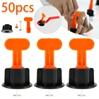 Прямая поставка, 50 шт., система выравнивания плитки, набор инструментов, уровни, клинья, выравнивание, разделители для выравнивания, локатор, разделители, плоскогубцы, напольные покрытия, настенная плитка