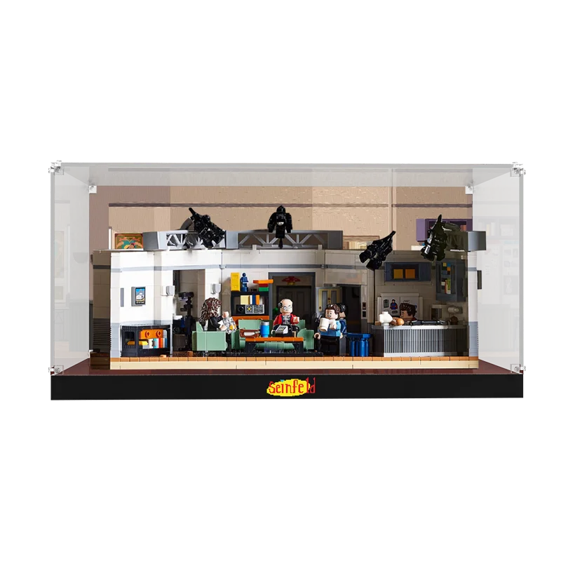 

Acrylic Display Case for 21328 Ideas Seinfeld Building DIY Toy Showcase Dustproof Clear Display Box (Lego Set not Included）