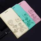 Розовый кожаный флип-чехол для Huawei Honor 9A 9C 9S 8A 8S 8X 10i 10 Lite 20 Pro Y7P Y6P Y5P Y7 Y5 Y6 2019 Y6S Y9S, чехол-бумажник