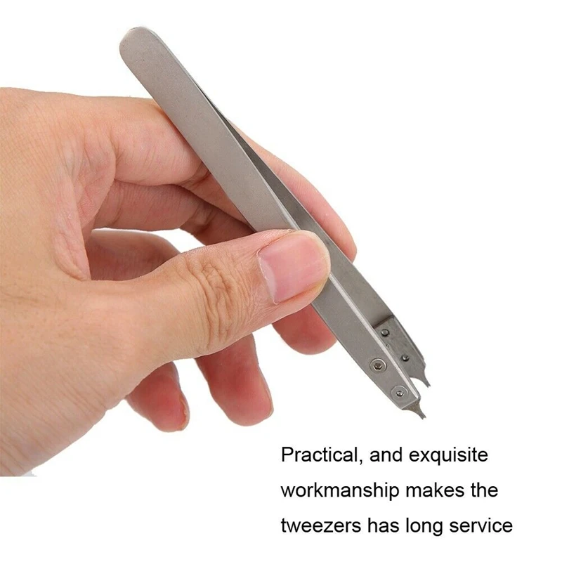 

Professional Tweezer Type Metal Watch Spring Bar Remover with V-Shape Fork Tools