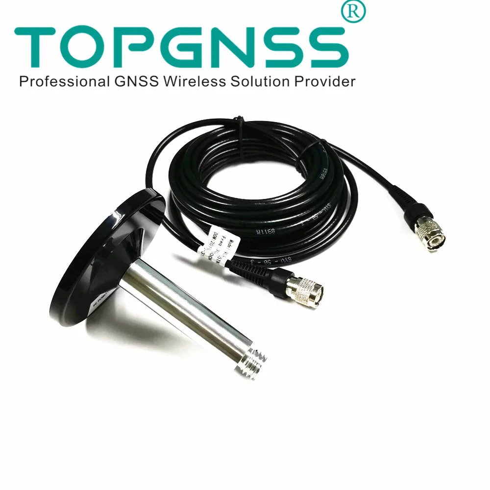 Базовая антенна TOPGNSS RTK + кабель TNC-TNC с разъемом 5 метров gps gnss glonass galileo baidou CORS GPS RG58 |