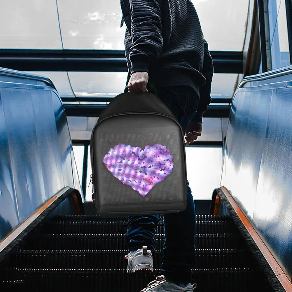 

Smart LED Backpack Female Customizable Chest Sling Bag School Waist Phone Pouch Messenger Fashion Shoulder High Quality Bags New