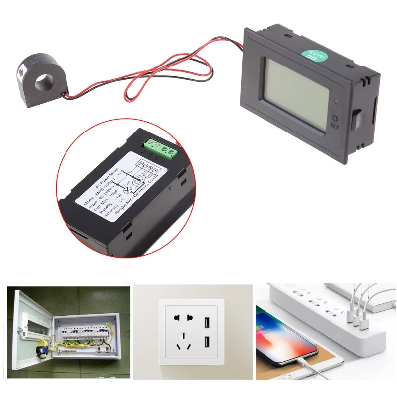 

Цифровой вольтметр, измеритель напряжения для автомобиля, мотоцикла, детектор напряжения, монитор переменного тока