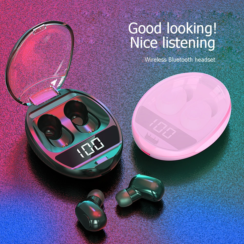 

L30 TWS Earphones In-Ear Earbuds Wireless Bluetooth Waterproof with Microphone Portable Entertainment Earphone Supplies