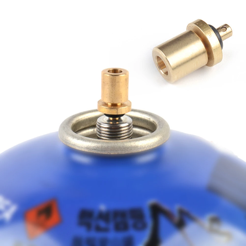 

1PC Gas Refill Adapter Stove Cylinder Butane Canister Tank For Outdoor Camping BBQ Furnace Head Inflation Valve Outdoor Hiking