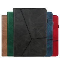 pu leather case for lenovo tab p11 11 j606f 2020 solid color embossed stripes smart cover for tab p11 j606f tablet case film