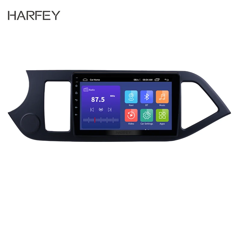 Harfey GPS автомобильный стерео 2Din мультимедийный плеер 9 &quotAndroid 0 для KIA PICANTO Morning 2011 2012
