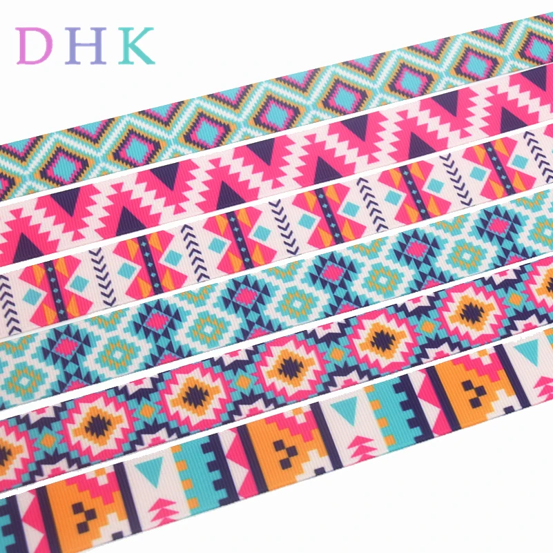 

DHK 7/8 ''5 ярдов, головной убор с принтом в этническом стиле, украшение для волос, Оптовая продажа OEM E1647
