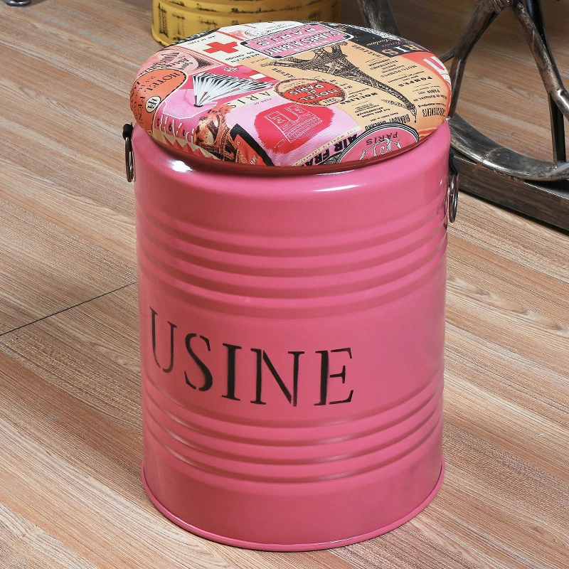 Американский Ретро Барный стул барный из кованого железа для краски