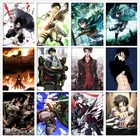 Алмазная живопись атака на Титанов 5D сделай сам, ривалле Rival Ackerman, аниме, мозаика из страз, искусство вышивки крестиком, домашний декор