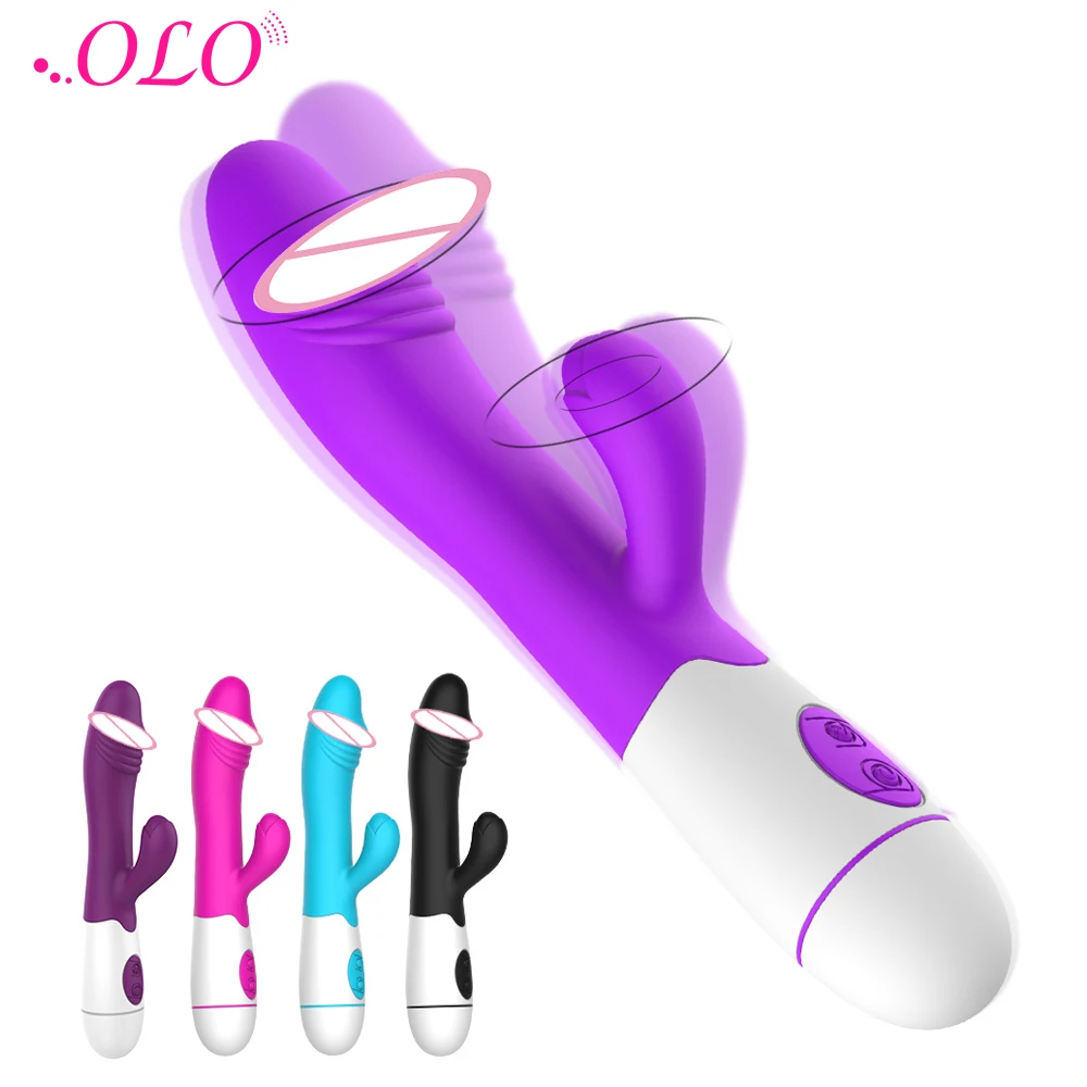 

Оло фаллоимитатор кролик вибратор точка G вагинальный клиторальный стимулятор секс-игрушки для женщин эротическая игрушка мастурбатор