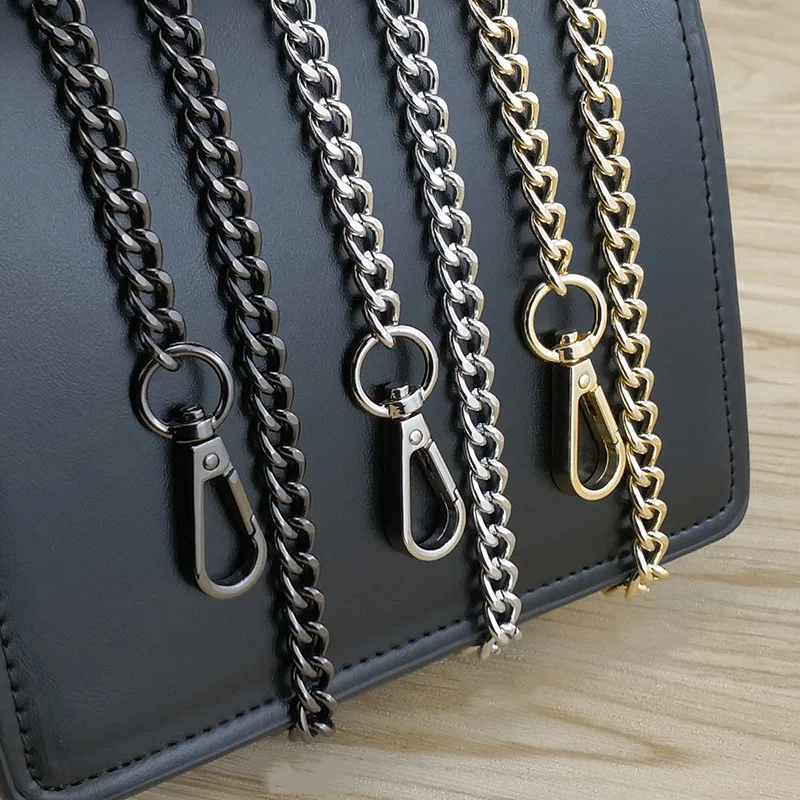 

Цепочка для сумок 100 см, сменные металлические ремни для сумок «сделай сам», ручки для сумок, ремни на плечо, цепочка через плечо, аксессуары