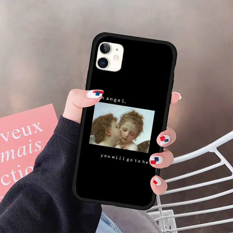 

Renaissance angels baby high quality Phone Case for iPhone 11 12 pro XS MAX 8 7 6 6S Plus X 5S SE 2020 XR