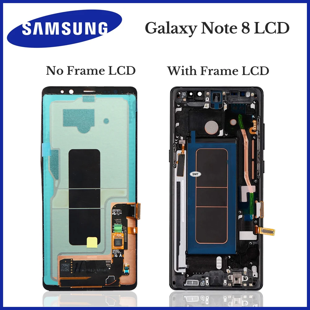 6 3 &quotОригинальный супер AMOLED дисплей для SAMSUNG Galaxy NOTE 8 LCD N950 N950F сенсорный экран