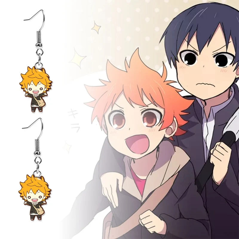 Серьги-гвоздики для мальчиков висячие украшения из акрила в эпоксидной смоле с