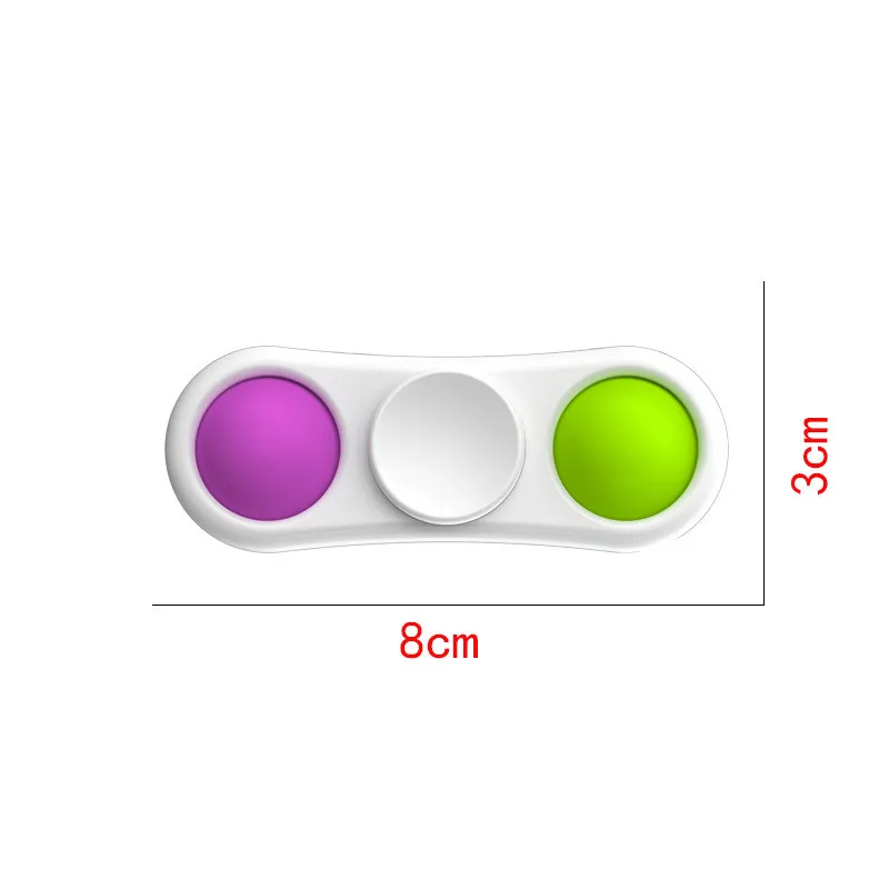 

Hot Simple Dimple Fidget Pop Spinner Toys Anti Stress Relief It Brain Toy Hand Fidget Toys For Kids Adult Early Education Bubble