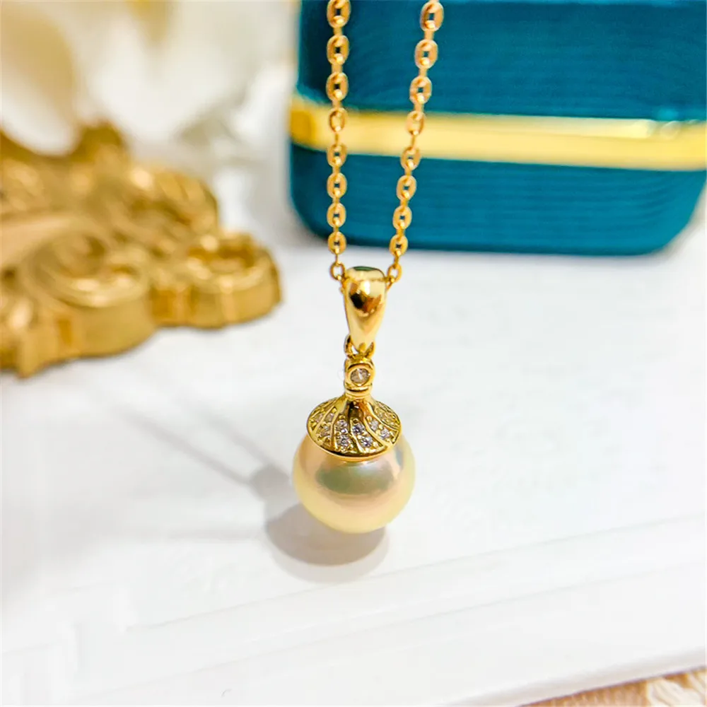 

1PCS S925 Sterling Silver Pearl Tray Charm Connector Bail Pendant Clasp DIY Necklace Jewelry Making Accessories