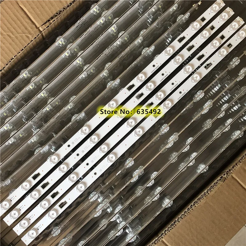 580MM 1 комплект = 2 шт. светодиодный Подсветка подсветка полосы 9 лампы для D32TS7202