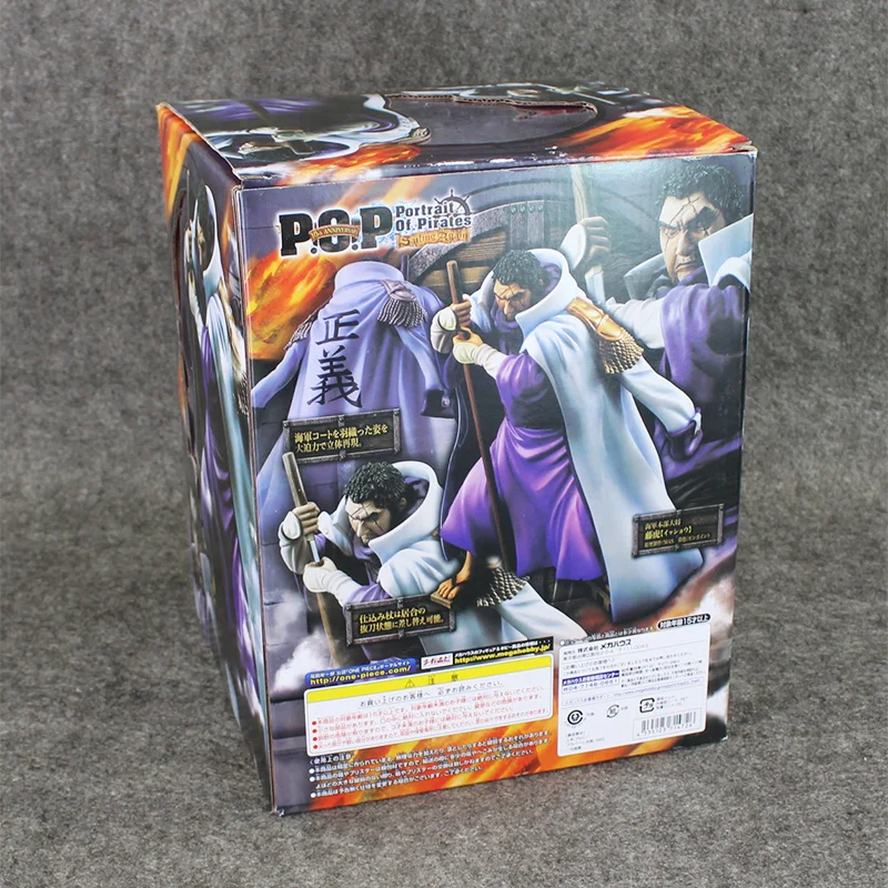 

One Piece Fujitora Action Figure Marine Admiral Issho Portrait of Pirates Anime Model Toys