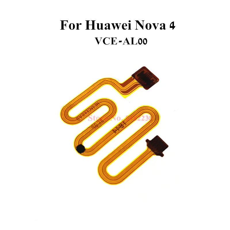 

100% оригинальный для Huawei Nova 4 VCE-AL00, разъем датчика отпечатка пальца, домашние кнопки, Удлинительный шнур, гибкий кабель для Nova4
