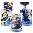 1 шт. 2021 новый японский мультфильм, обувь для вечеринки в Стиле косплей Sword Art Online Kirito Арка призрачная пуля (ggo) Leafa Юки фигурка на акриловой подставке пластина Держатель Фигурки игрушки для подарков