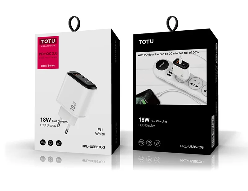 Сетевое зарядное устройство с двумя USB портами и светодиодным