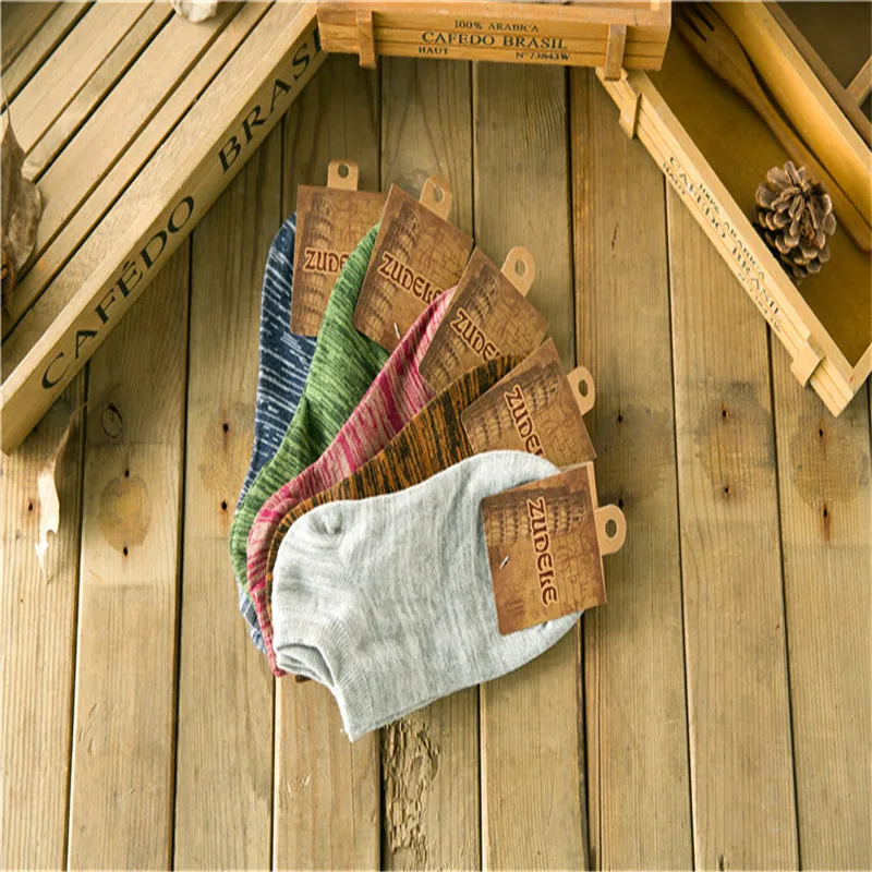 ZDL-370 Cute Cactus Japan Harajuku Cotton Casual Men Funny Short Ankle Sock 10 Pairs | Мужская одежда