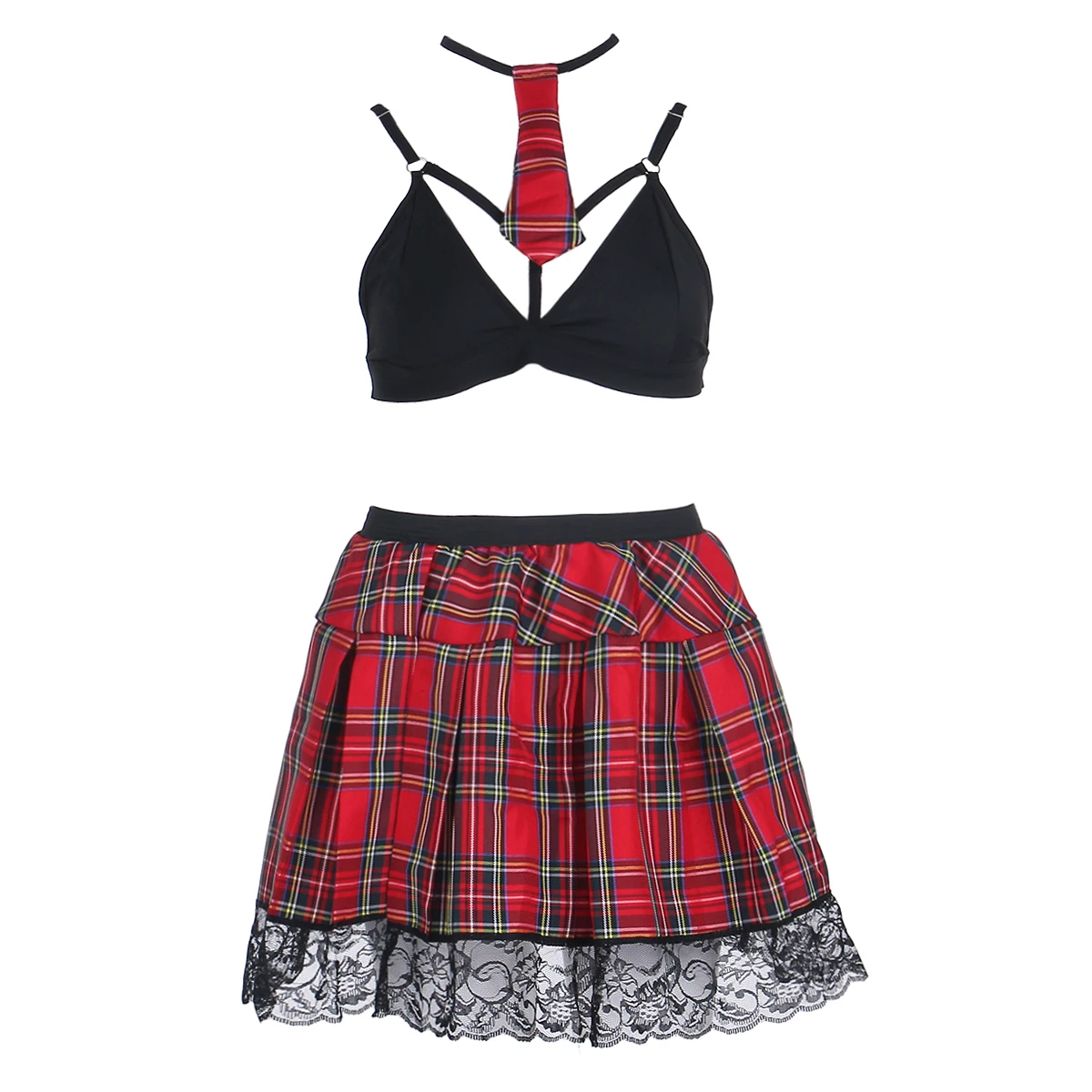 Женское нижнее белье привлекательная униформа из гадкого материала