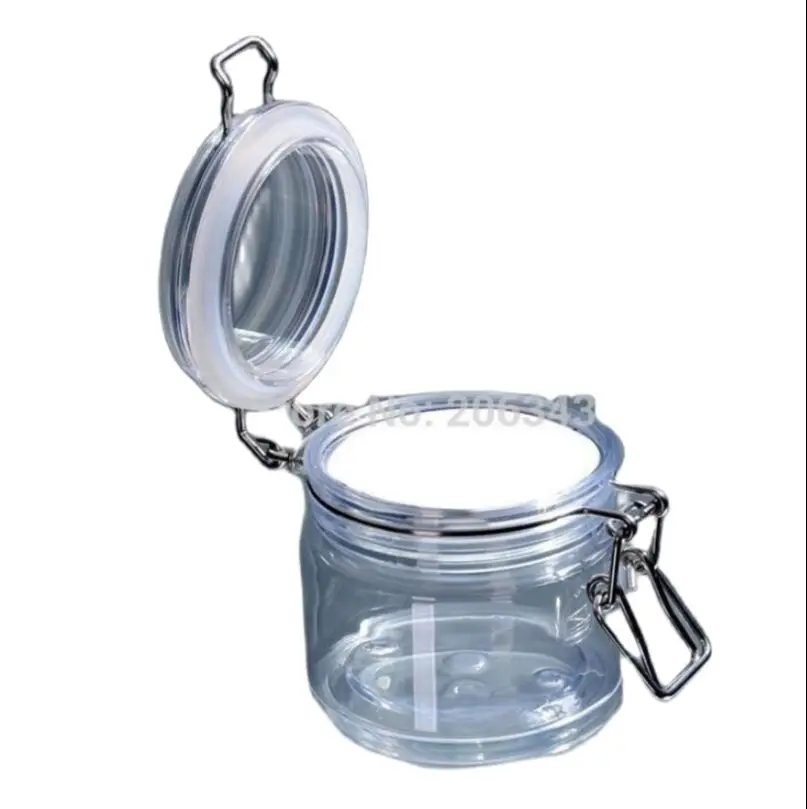 Прозрачная пластиковая банка для крема 220 г герметичная банка/банка