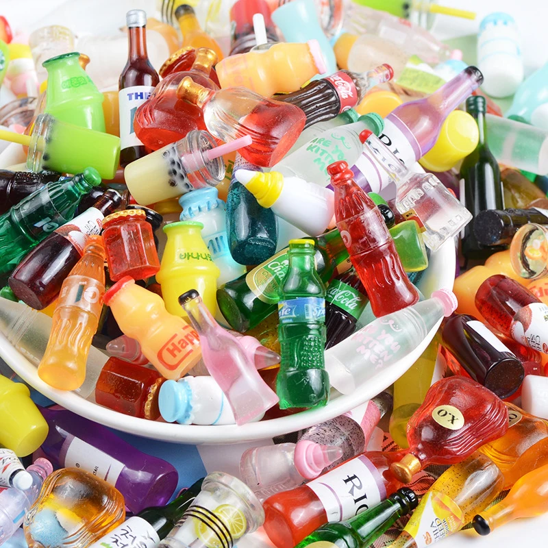 

100pcs Acrylic Wine Bottle Pendant Charms Handmade Hanging Crafts Finding DIY