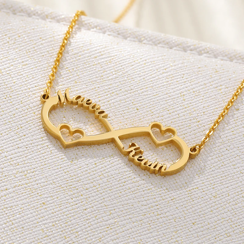 V образное ожерелье с персонализированным именем подвеска в виде знака