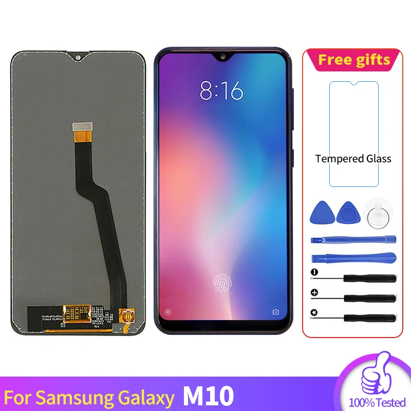 Для Samsung M10 M105 SM M105F дисплей ЖК экран Замена для модуль|Экраны мобильных телефонов|