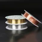 Новинка, проволока из нержавеющей стали 0,3 мм  0,8 мм, веревка для бисероплетения, шнур, рыболовная нить, веревка для рукоделия, ожерелье, браслеты, фурнитура для изготовления ювелирных изделий