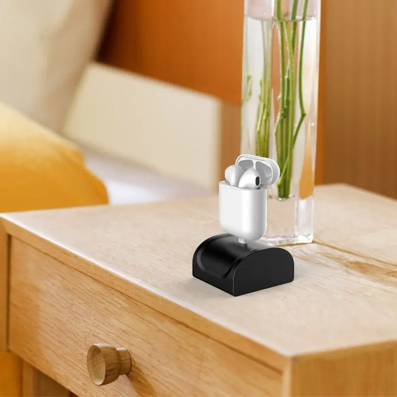 Противоскользящая силиконовая зарядная док-станция зарядное устройство для Airpods
