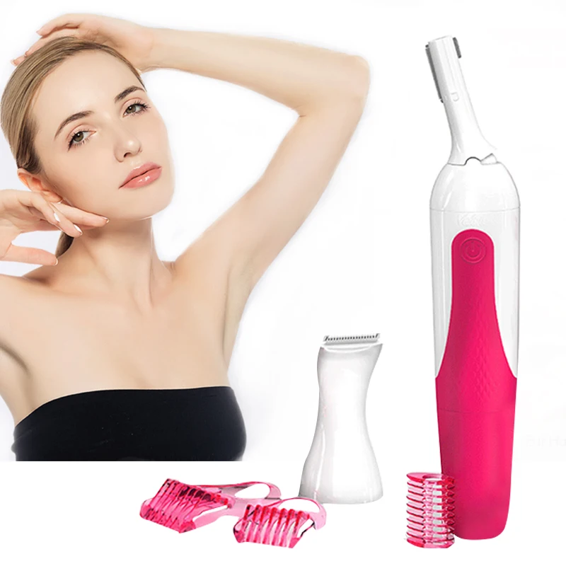 Прецизионный электрический триммер для волос и формирователь бровей Женская