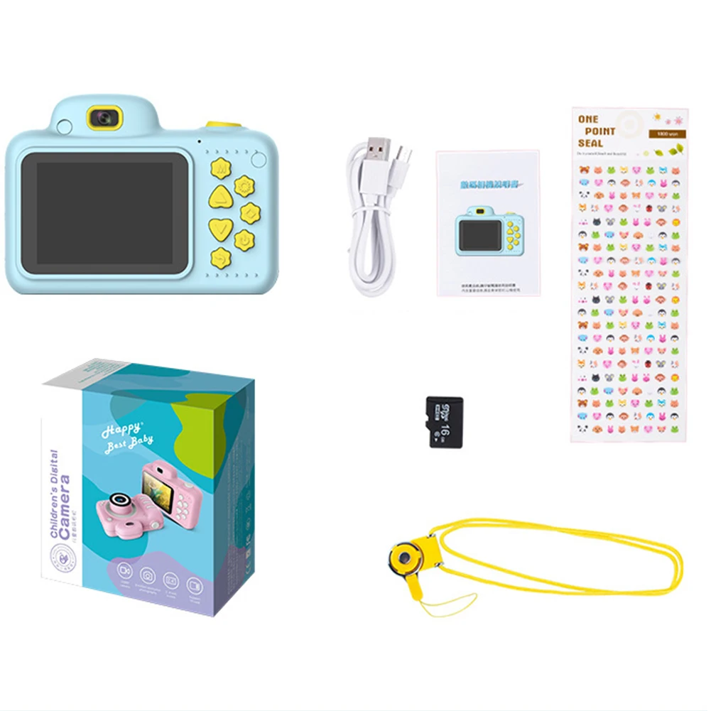 Детская мини-камера обучающие игрушки для детей цифровая фотокамера 2 4 дюймов