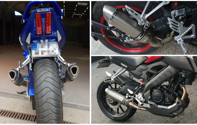 

Выхлопная труба для мотоцикла, 51 мм, для MT07 r15 tmax 500 FZ6 CB400 er6n