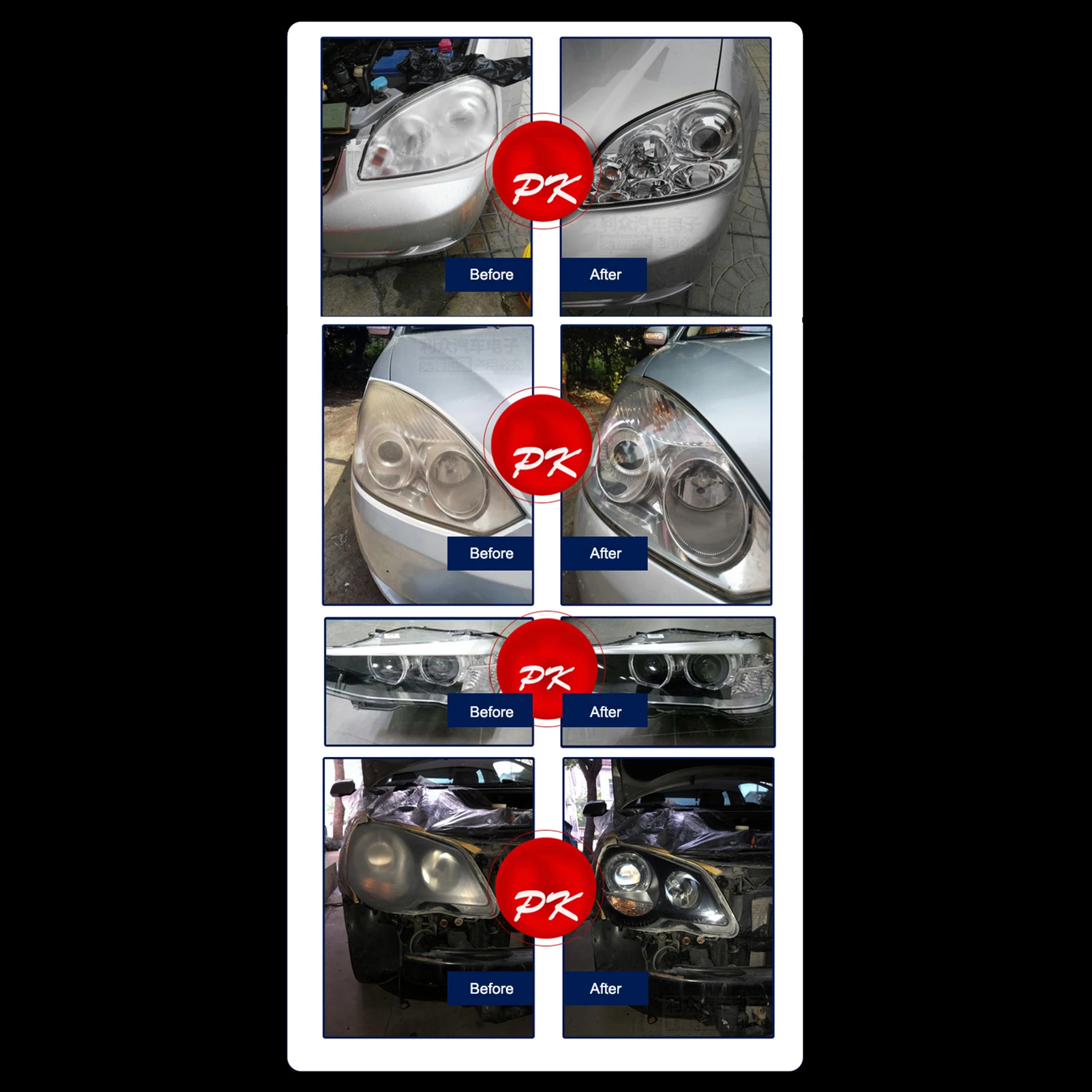 

Car Headlight Polishing Restoration Kit Headlight Vehicle Refurbishment Anti-Scratch Repair Tool