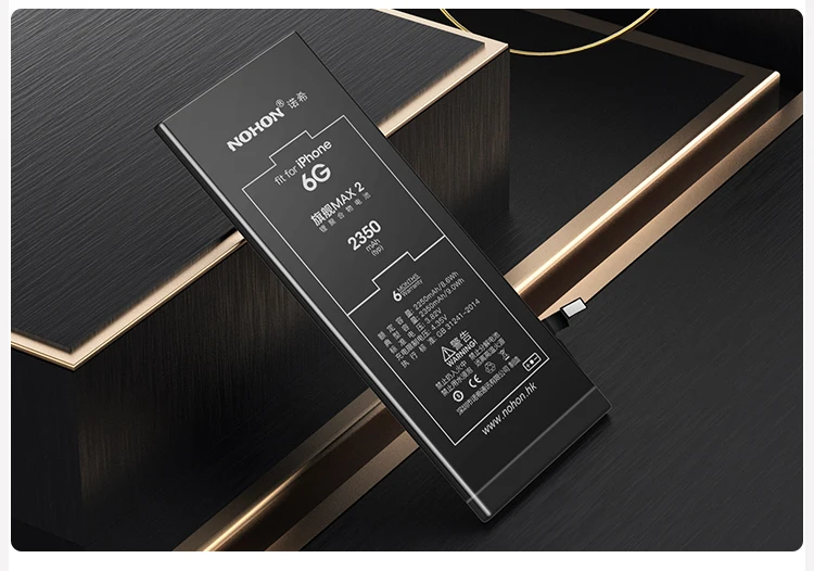 Nohon аккумулятор для iPhone 6 6S 7 8 6G 7G 8G Замена батарея высокого Ёмкость для iPhone6 iPhone7 iPhone8 полимерный Дополнительный внешний аккумулятор, батарея для телефона