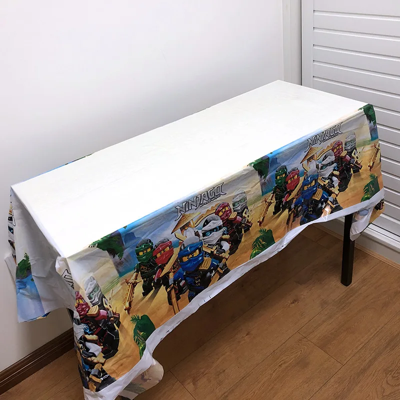 Детская одноразовая посуда в стиле ниндзя для дня рождения наборы вечерние