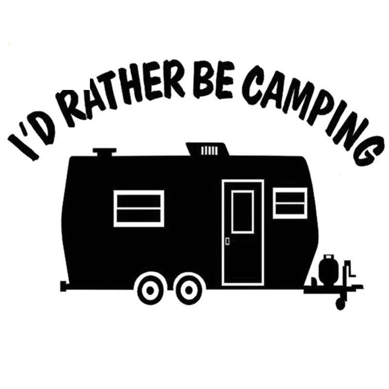 Автомобильная наклейка я бы скорее был живым фургоном украшение в форме