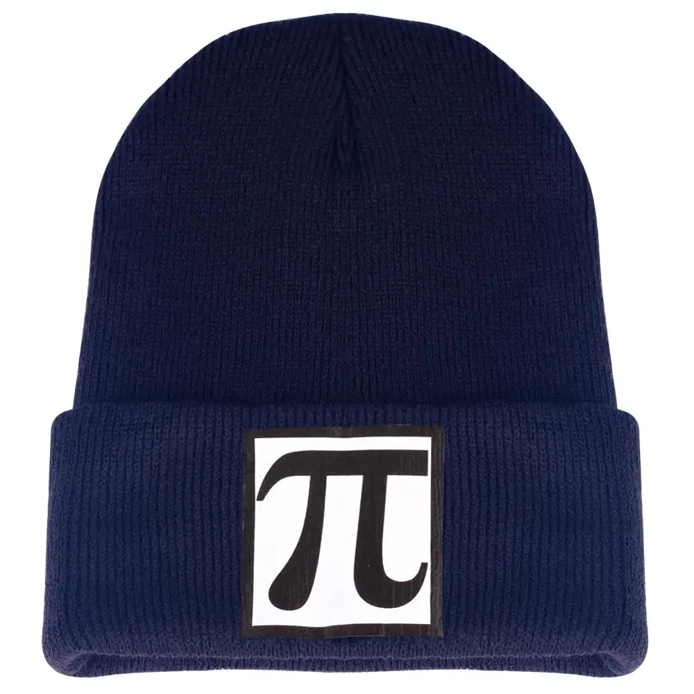 Кофейная вязаная шапка с логотипом бини черепом зимняя теплая мешковатая