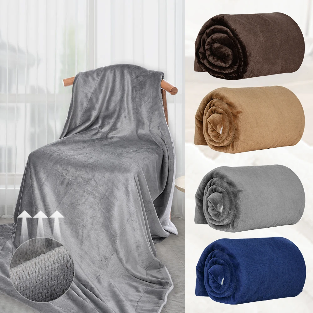 Urijk теплое Фланелевое Флисовое одеяло кораллового цвета для кровати дивана