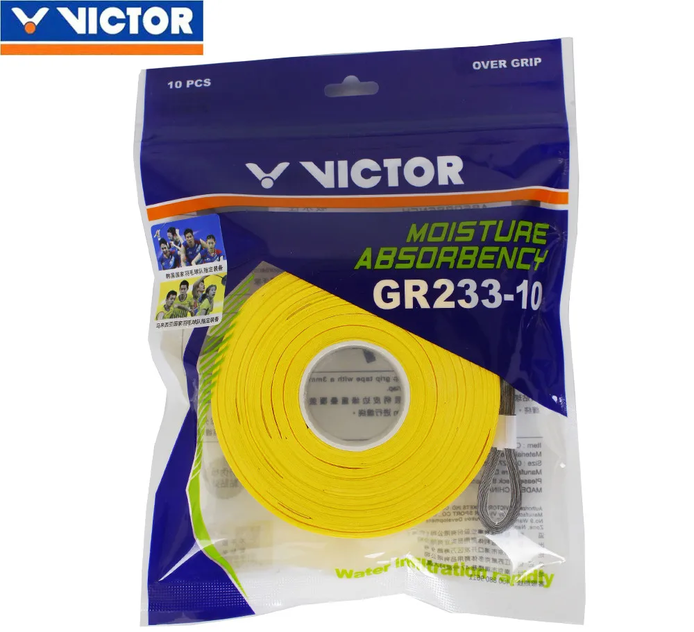 (10 шт./партия) Victor ракетки для бадминтона качественные теннисные Overgrip Корея