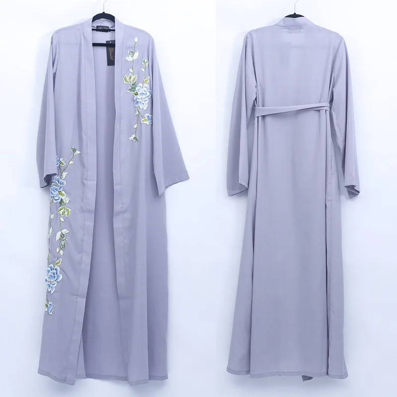 2019 открытая абайя марокканский кафтан женское кимоно Турецкая Бангладеш