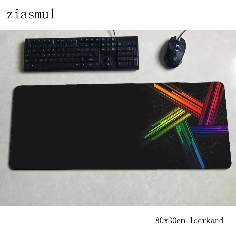 Цветная (rgb) коврик для мыши геймер натуральный каучук 800x300x3 мм notbook игровой