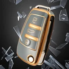 Чехол для автомобильного ключа из АБС-пластика, защитный чехол для Audi C6 R8 A1 A3 Q3 A4 A5 Q5 A6 S6 A7 B6 B7 B8 8P 8V 8L TT RS Sline, чехол для ключа