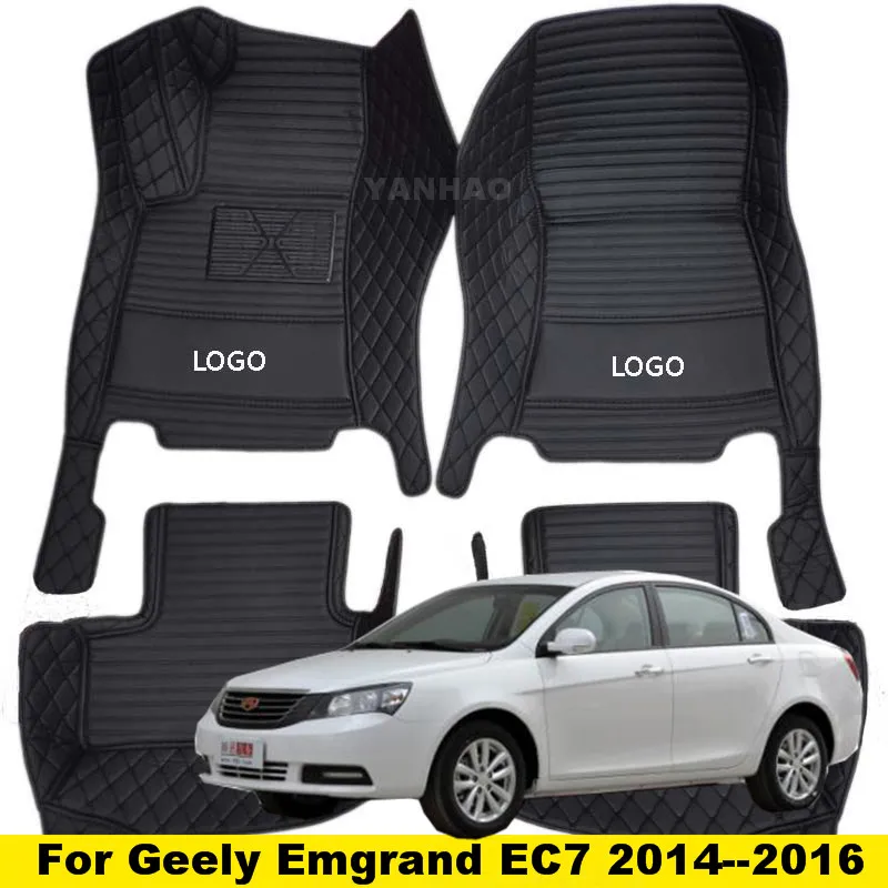 

Автомобильные коврики для Geely Emgrand EC7 2014 2015 2016, коврики, автомобильные аксессуары, интерьеры, чехлы для стайлинга автомобиля, коврики, коврики для автомобиля