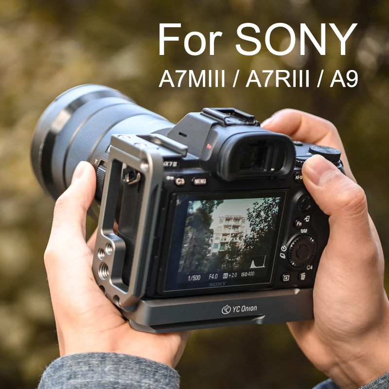 YC лук A73 L Пластина для Sony A7M3 A7R3 l кронштейн A7III / A7RIII A9 с холодной обувью Arca